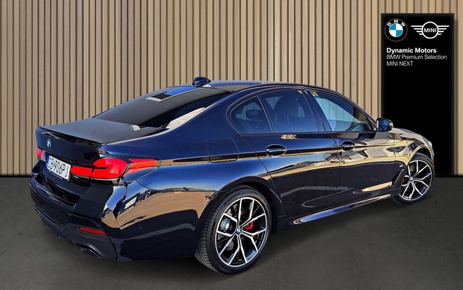 BMW Seria 5 cena 184900 przebieg: 113565, rok produkcji 2020 z Ciechocinek małe 596